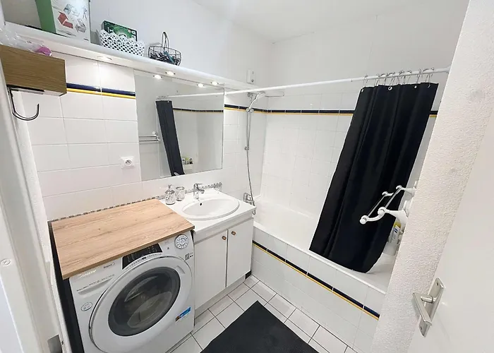 דירה 1 Chambre, 4 Pers, Balcon, Parking, Wi-fi - Fr-1-361-569